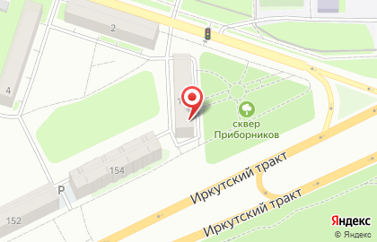 Медико-санитарная часть №2 на Иркутском тракте на карте