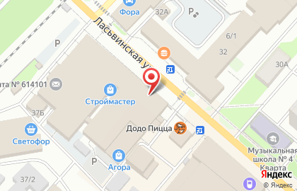 Торговая фирма на Ласьвинской улице на карте