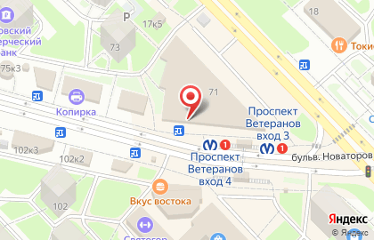 Yota в Санкт-Петербурге на карте