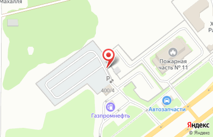 Автостоянка на улице Победы 400/5 на карте