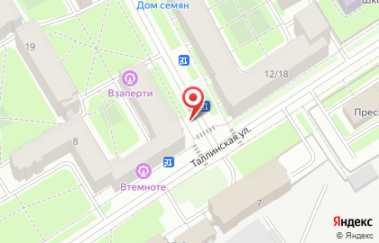 Франт на Таллинской улице на карте