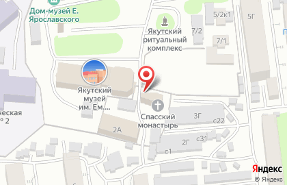 Православный Спасский Мужской Монастырь на карте