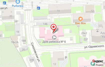 Банк втб Северо-запад на улице Одоевского на карте
