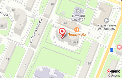 Афина на Московской улице на карте