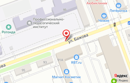 ООО Интеграция на улице Бажова на карте