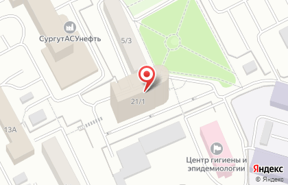Банкомат Сургутнефтегазбанк на улице Губкина, 21/1 на карте