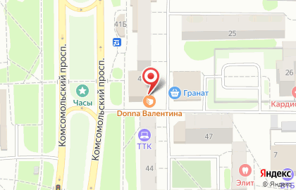 Кафе-пекарня DONNA Валентина на карте