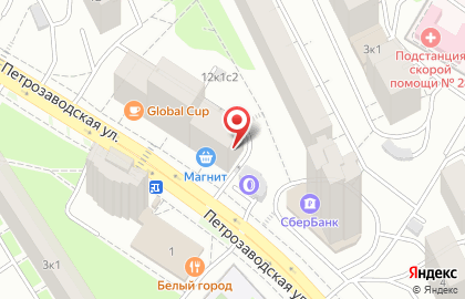 Диана на Петрозаводской улице на карте