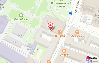 Сауна Тюлень на Казанской улице на карте