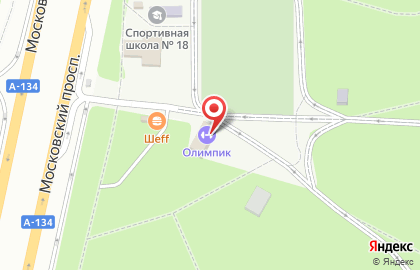 Спортивно-оздоровительный комплекс Олимпик на Московском проспекте на карте