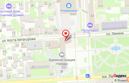 Коммерческий банк Ренессанс Кредит на площади Ленина на карте