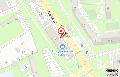 Магазин продуктов в Москве на карте