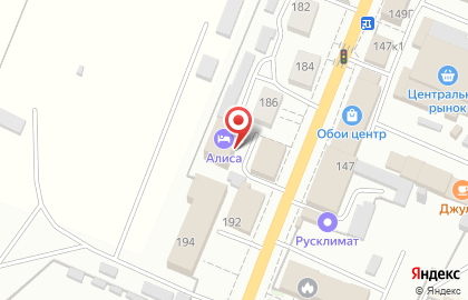 Гостиничный комплекс Алиса на Комсомольской на карте