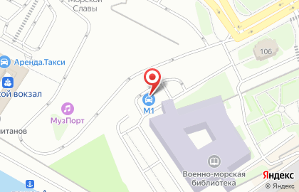 Автомоечный комплекс самообслуживания М1 в Василеостровском районе на карте