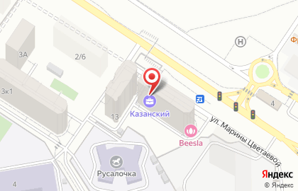 Универсам в Прикубанском районе на карте