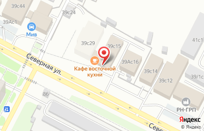 Автосалон Гранд на Северной улице на карте