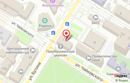 Иконная лавка Спасо-Преображенский храм на улице Чайковского на карте