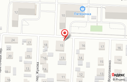 Юридическое бюро в переулке Жукова на карте