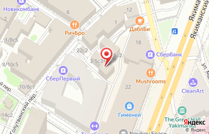 Офис МИЭЛЬ "На Якиманке" на улице Голутвинский 1-й на карте