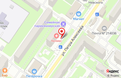 Супермаркет окон на улице Петра Алексеева на карте