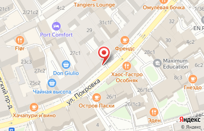Торгово-сервисная компания на улице Покровка на карте