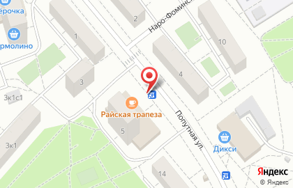 Государственная аптека Аптеки Столицы на Попутной улице на карте