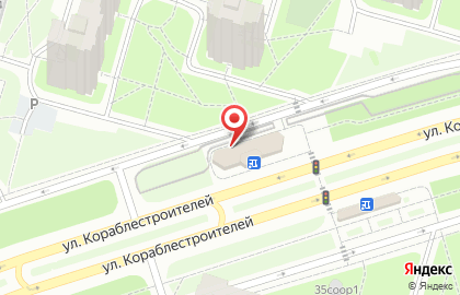 Кафе Я люблю хинкали на улице Кораблестроителей на карте
