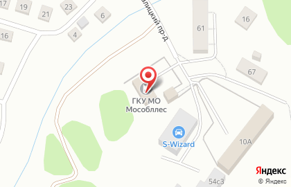 Клинский филиал Мособллес на карте