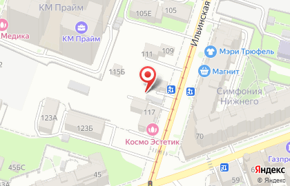 ООО Золотое Сечение на Ильинской улице на карте