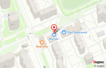 Супермаркет Магнит в Чебоксарах на карте