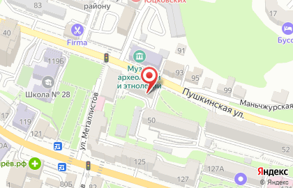 Дальневосточный Центр Интерьера Hi-Tech на Пушкинской улице на карте