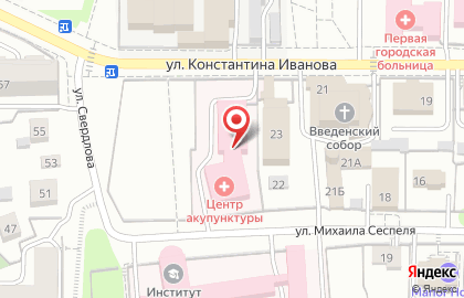 Первая Чебоксарская городская больница им. П.Н. Осипова в Чебоксарах на карте