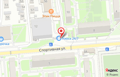 Киоск фастфудной продукции Смайк на карте