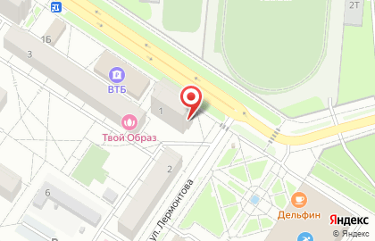 Агентство недвижимости Сто ключей на улице Менделеева, 1 в Воскресенске на карте