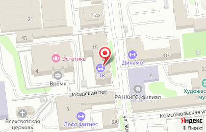Телекоммуникационная компания ТТК в Иваново на карте