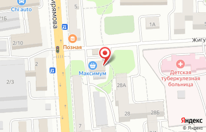 Рекламное агентство Паутина на Жигулёвской улице на карте