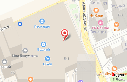 Супермаркет Бетховен на Головинском шоссе на карте