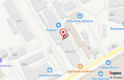 Торговая компания Строймашсервис-Воронеж в Советском районе на карте
