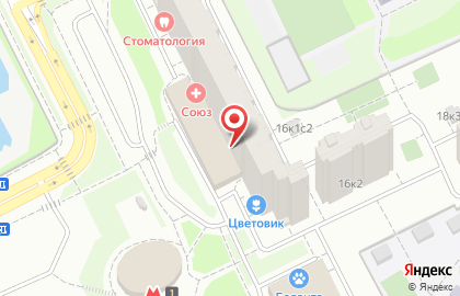 Медицинский центр Союз на Братеевской улице на карте