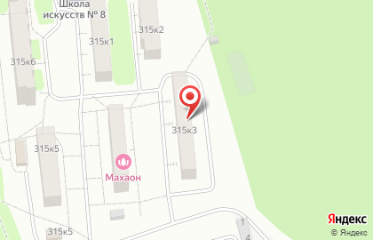 Детская школа искусств №8 на Московской улице на карте
