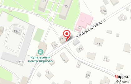 Акулово на карте