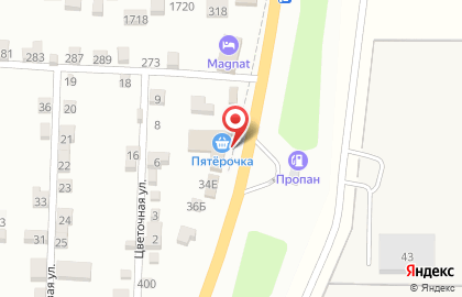 Супермаркет Пятерочка в Ростове-на-Дону на карте