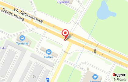 ОАО Банкомат, БАНК СГБ на улице Державина на карте
