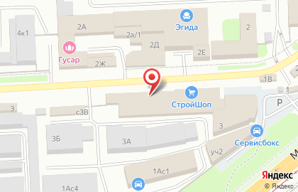 Автомойка самообслуживания в Универсальном проезде на карте