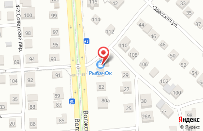 Магазин товаров для рыбалки РыбачОК в Заволжском районе на карте