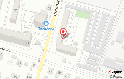 Турагентство Море Туров на Транспортной улице на карте