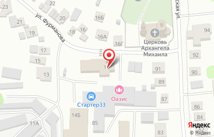 Жар-пицца на улице Фурманова на карте