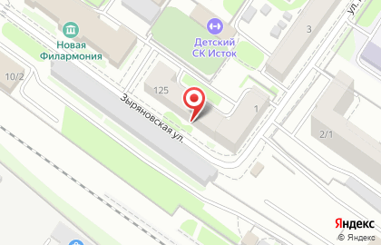 Страховая компания Екатеринбург на Зыряновской улице на карте