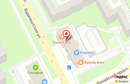 Городской ресторан Токио-city на Будапештской улице, 92 на карте