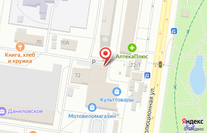 Продуктовый магазин Юкка на Революционной улице на карте